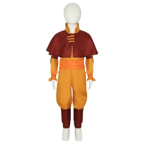 Avatar 2024 Aang TV Character Kids Children Cosplay Costume Outfits Halloween Carnival Suit