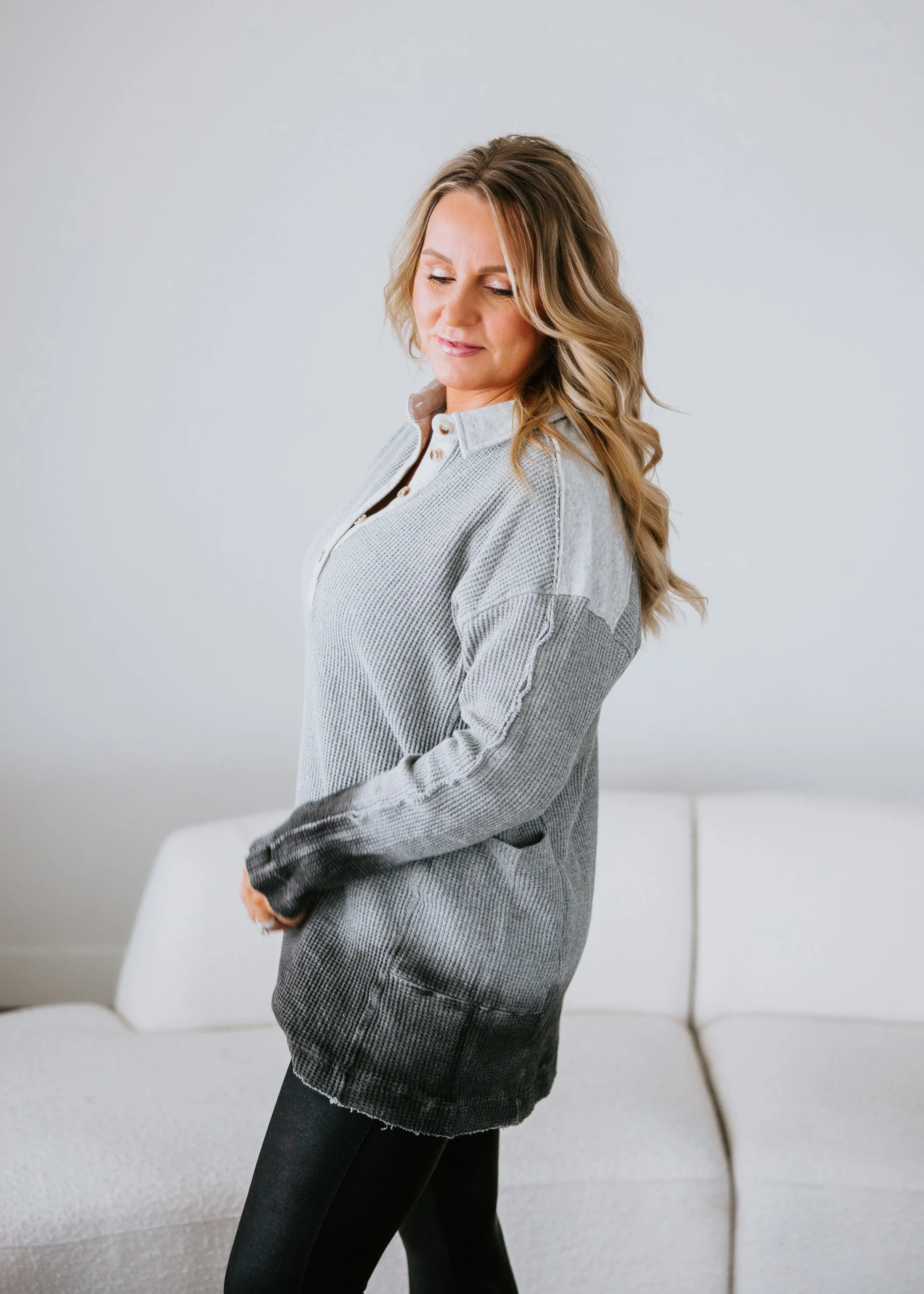 Cadence Waffle Knit Top