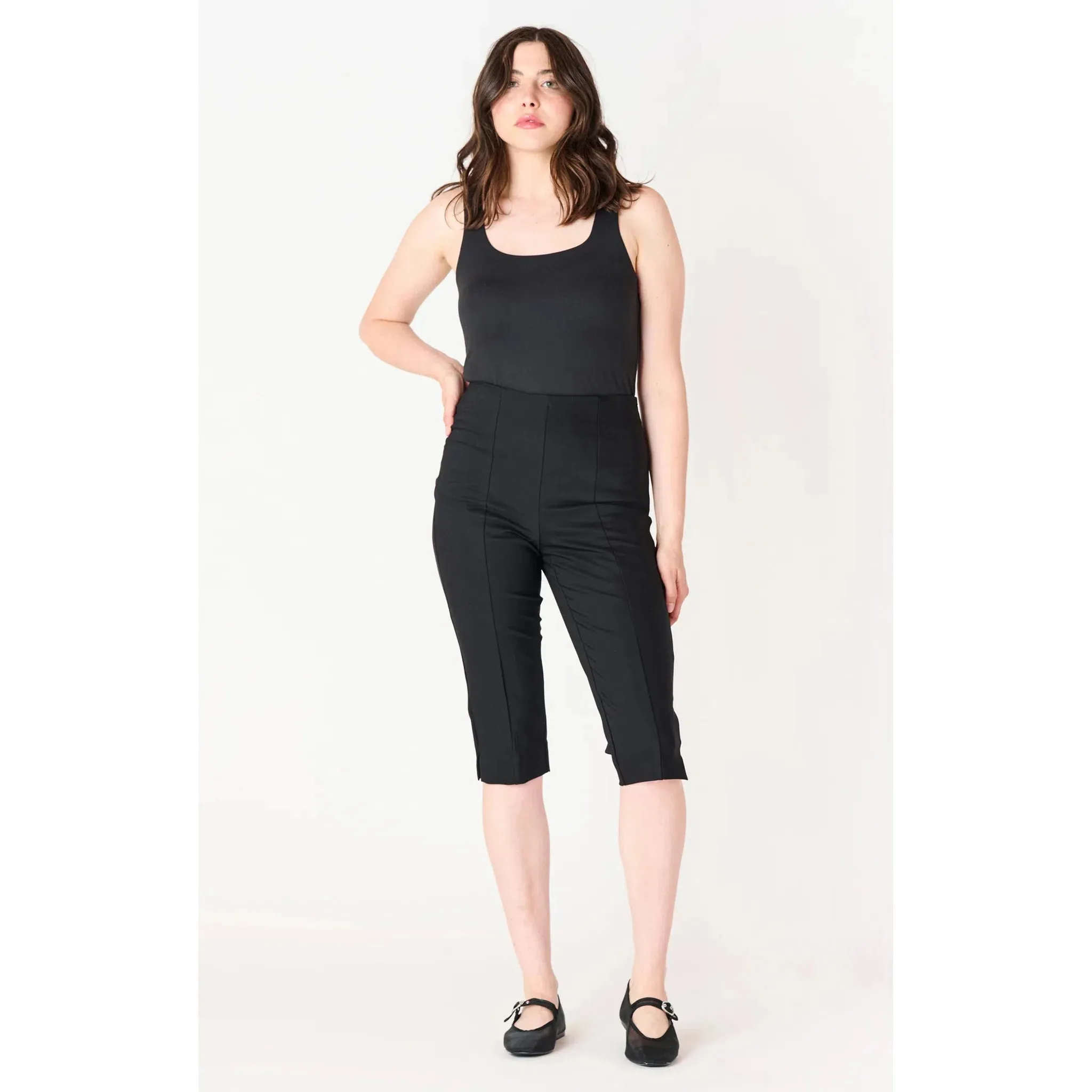 Capri Pants - Black Tape