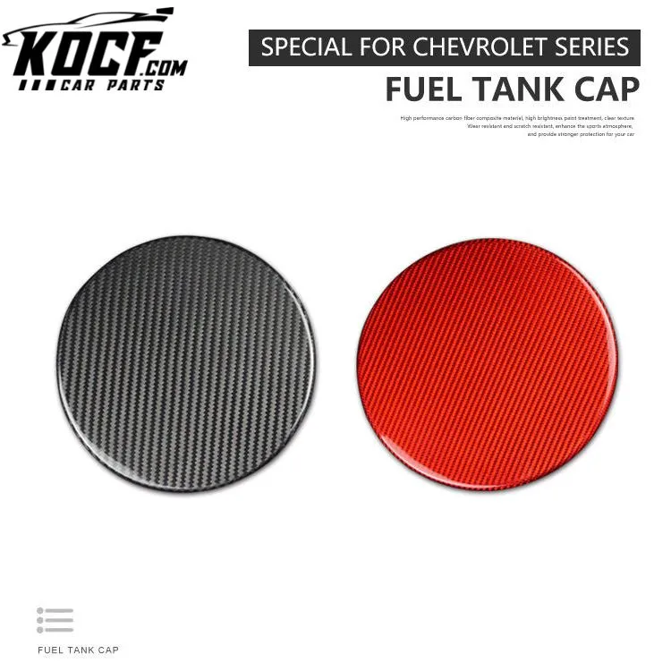 ES For Camaro Carbon Fiber For Cars Accessories Carbon Fiber Fuel tank cover For Chevy Camaro