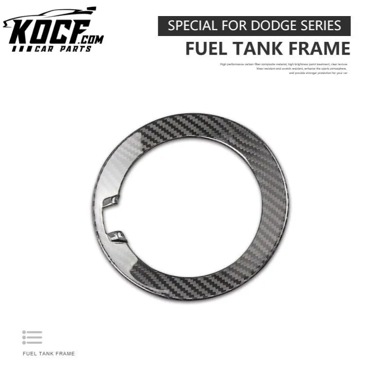 ES W-TTZ-197B Real Carbon Fiber Car Exterior Accessories Carbon Fiber Car Fuel Tank Frame For Dodge