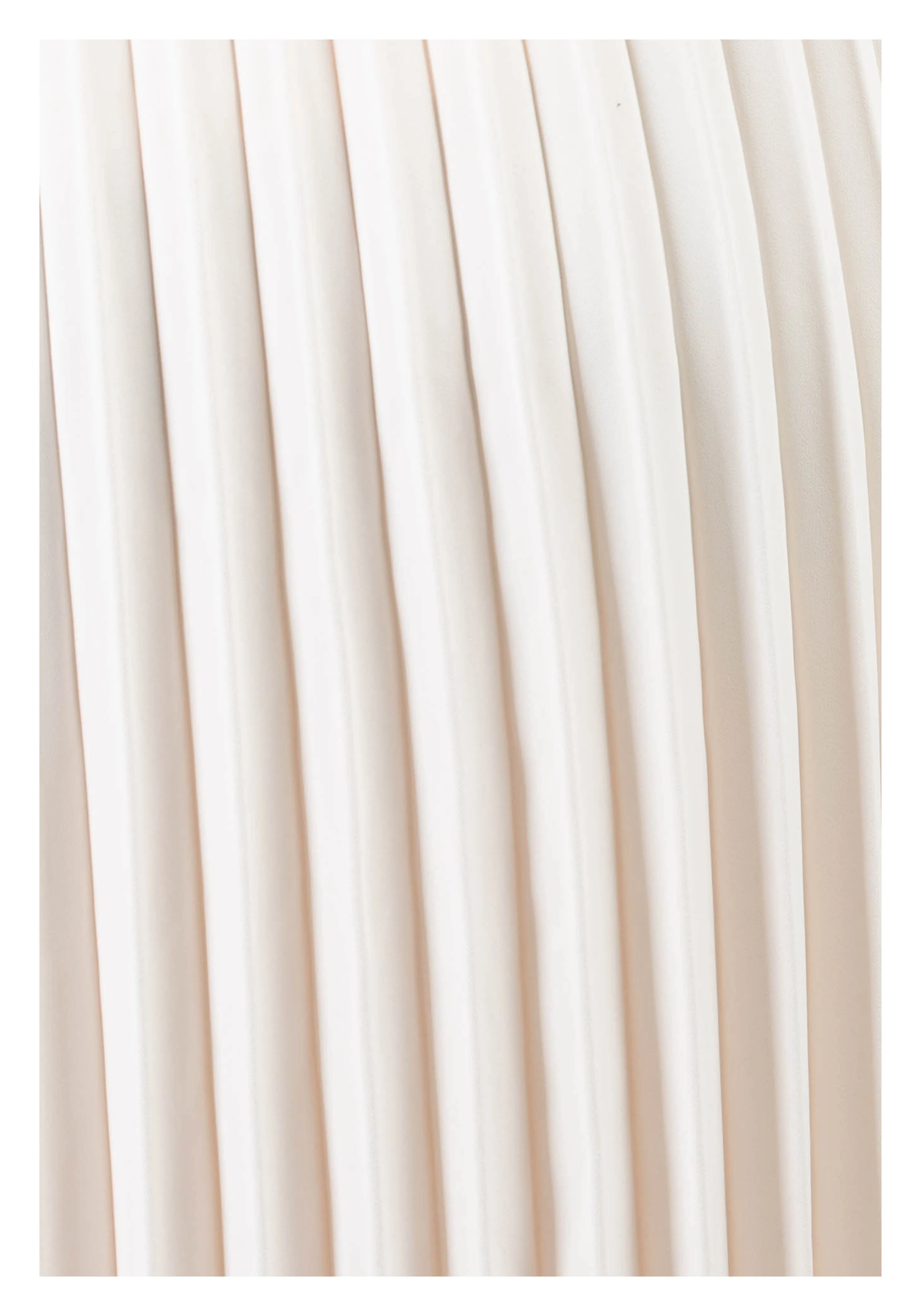 Essential Drape Pleated Skirt Ivory
