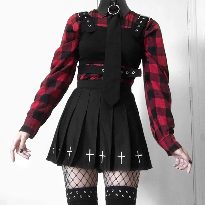 Goth Style Mini Skirt