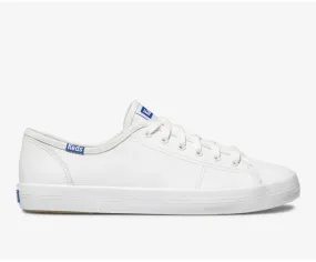 Kickstart Leather Sneaker - White