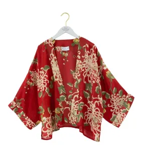 Kimono - Chrysanthemum Red