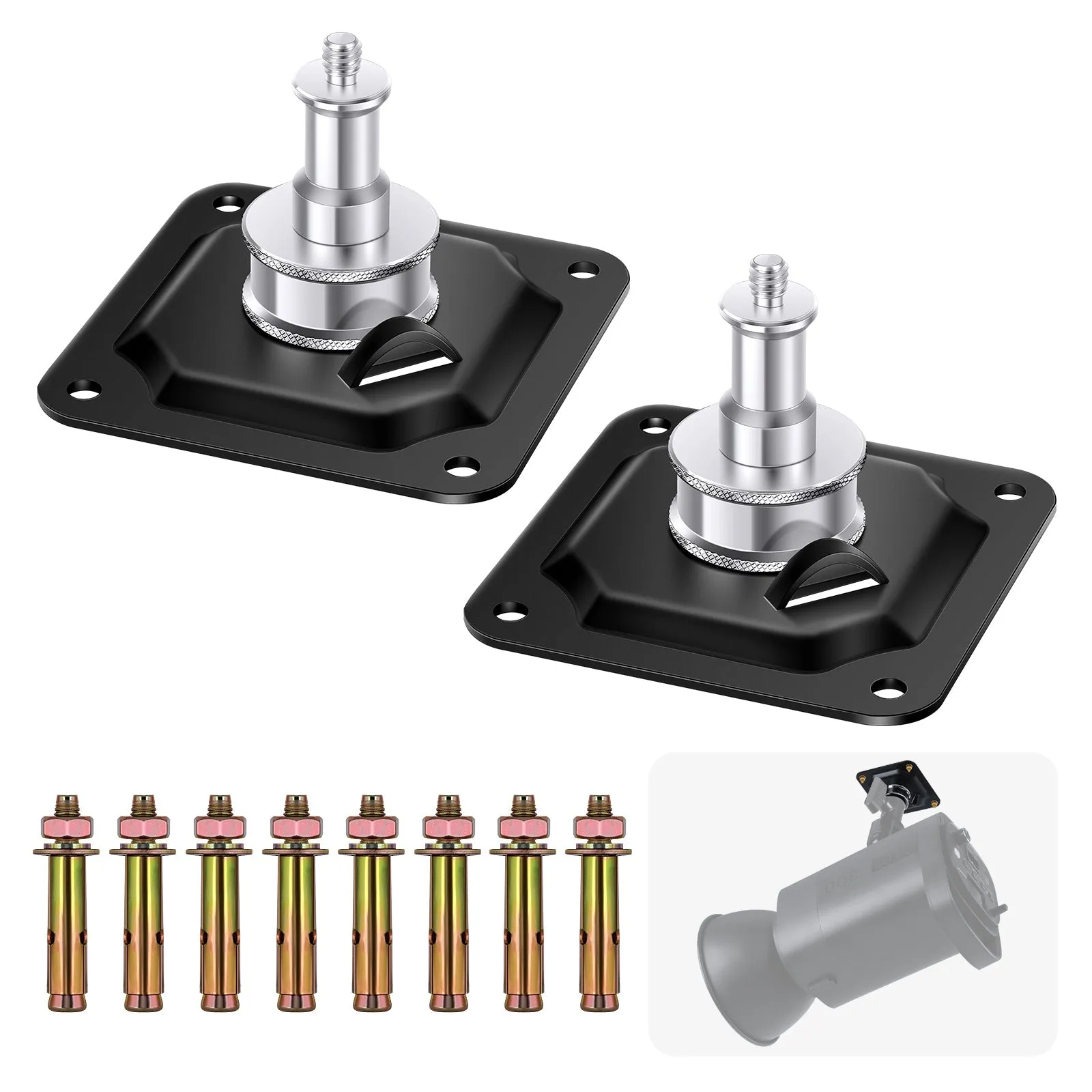 NEEWER Square Ceiling Mount with 1/4" thread