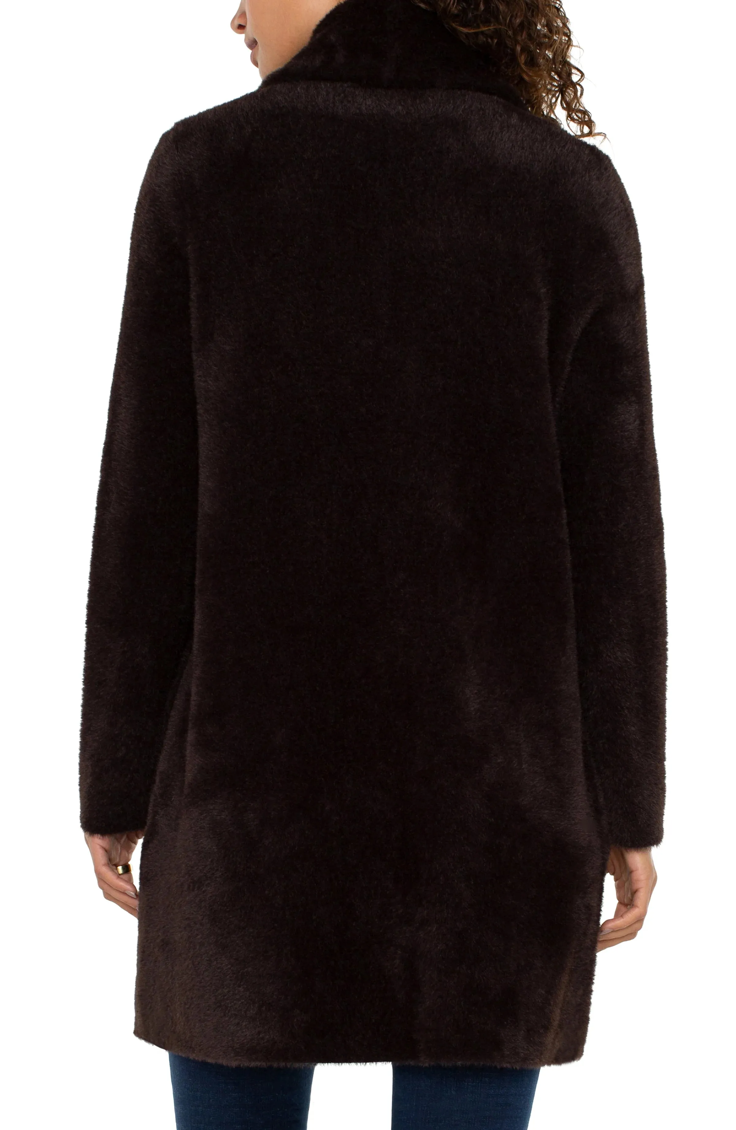 Open Front Coatigan Sweater - Mink
