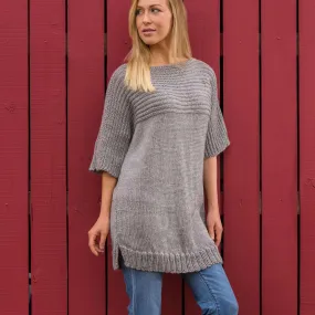 Red Heart Knit Big Comfy Sweater