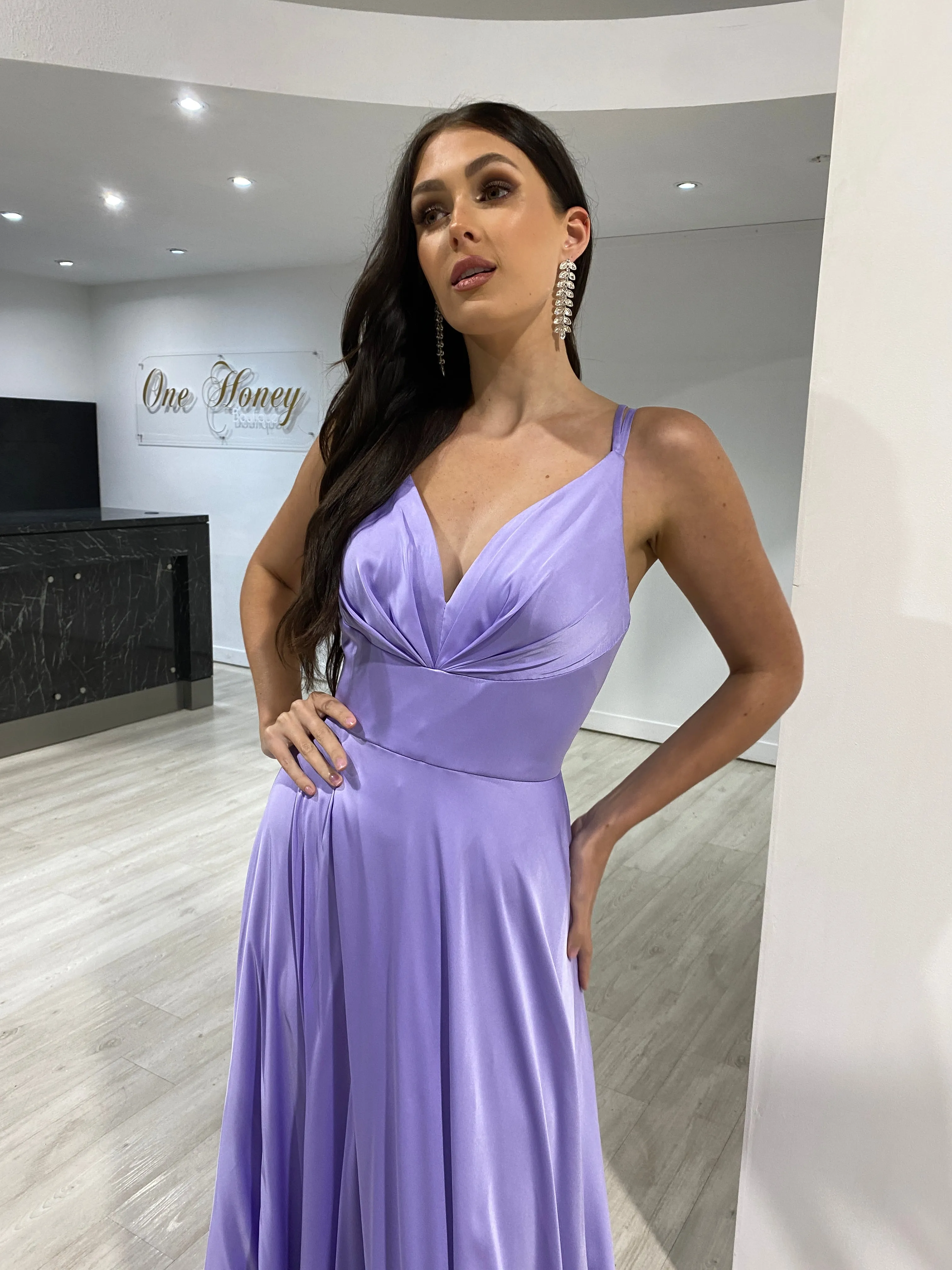 ROSALIA Silky A Line Formal & Prom Dress