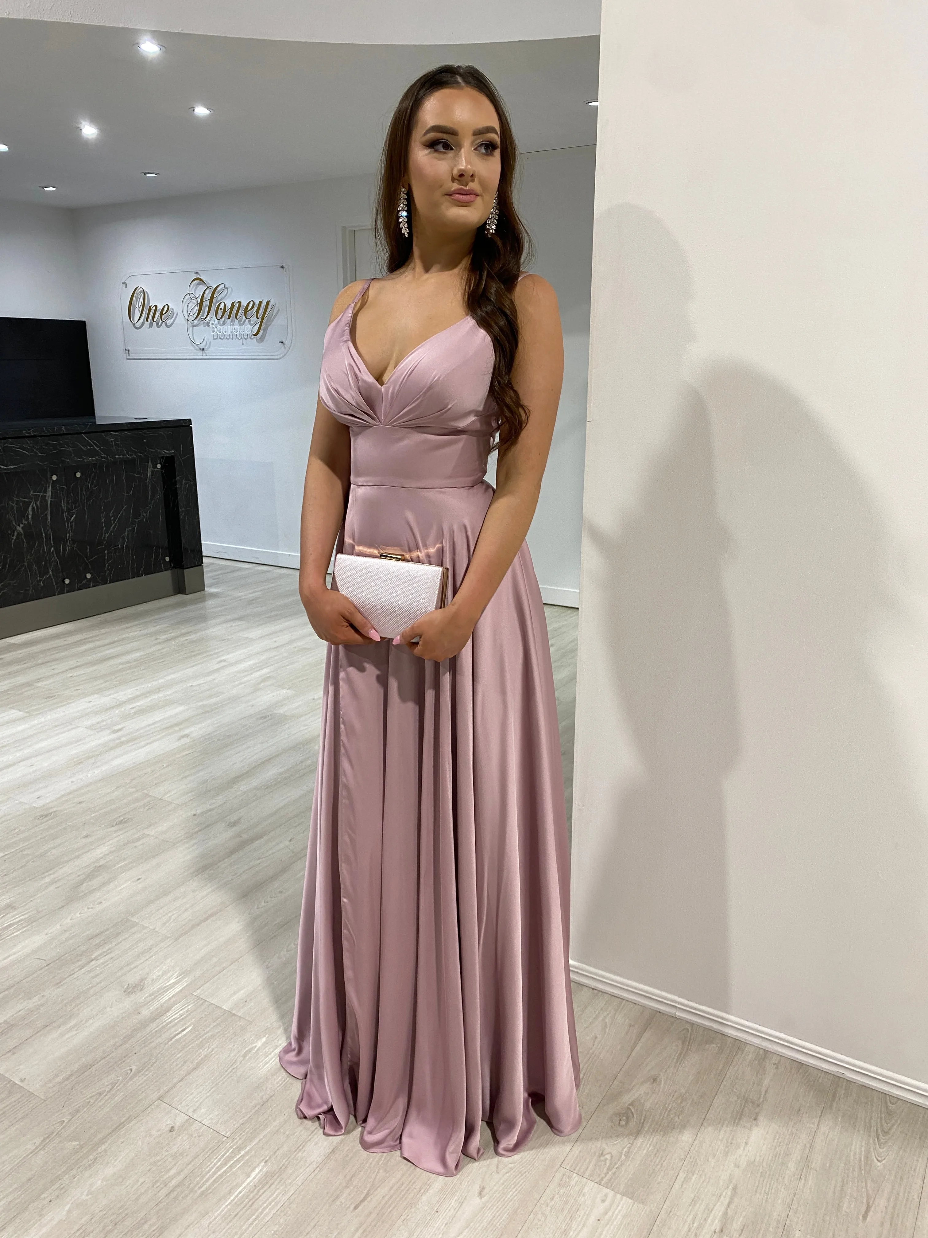 ROSALIA Silky A Line Formal & Prom Dress