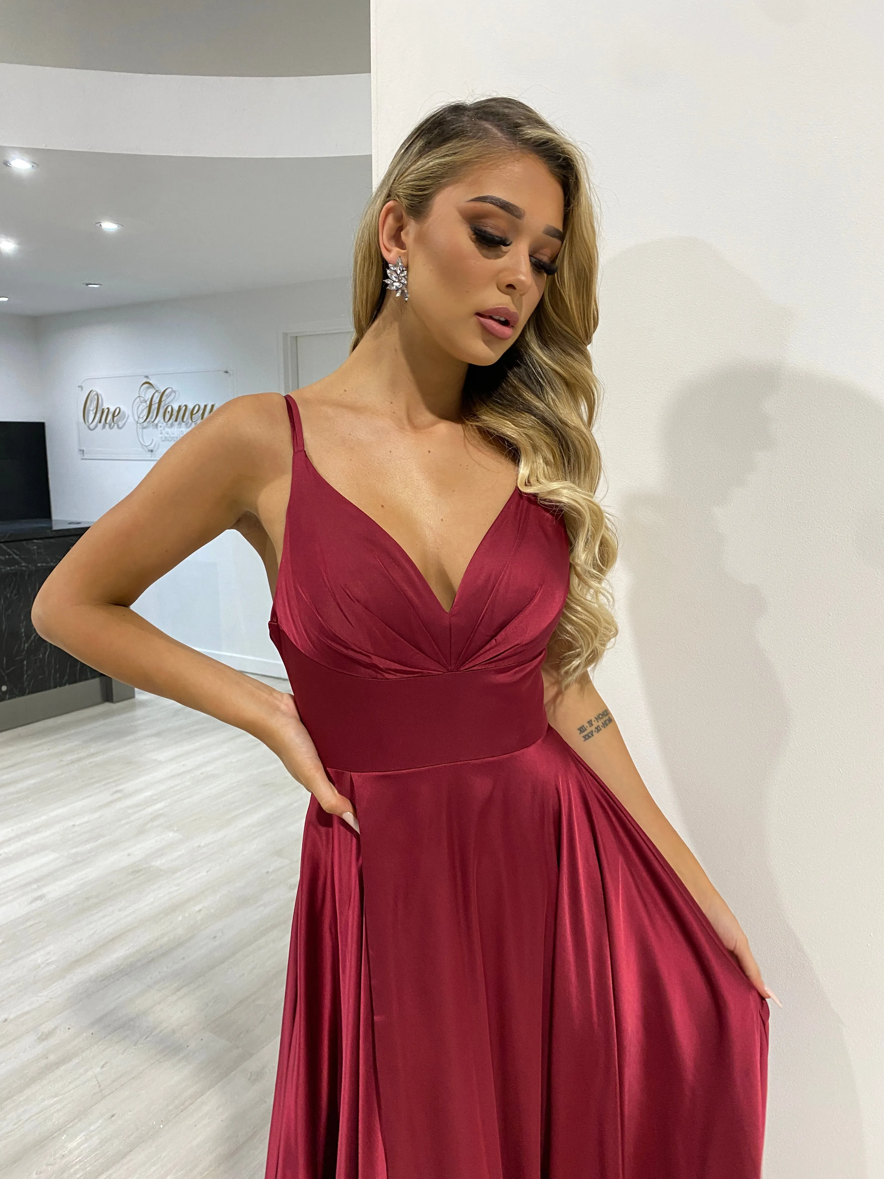 ROSALIA Silky A Line Formal & Prom Dress