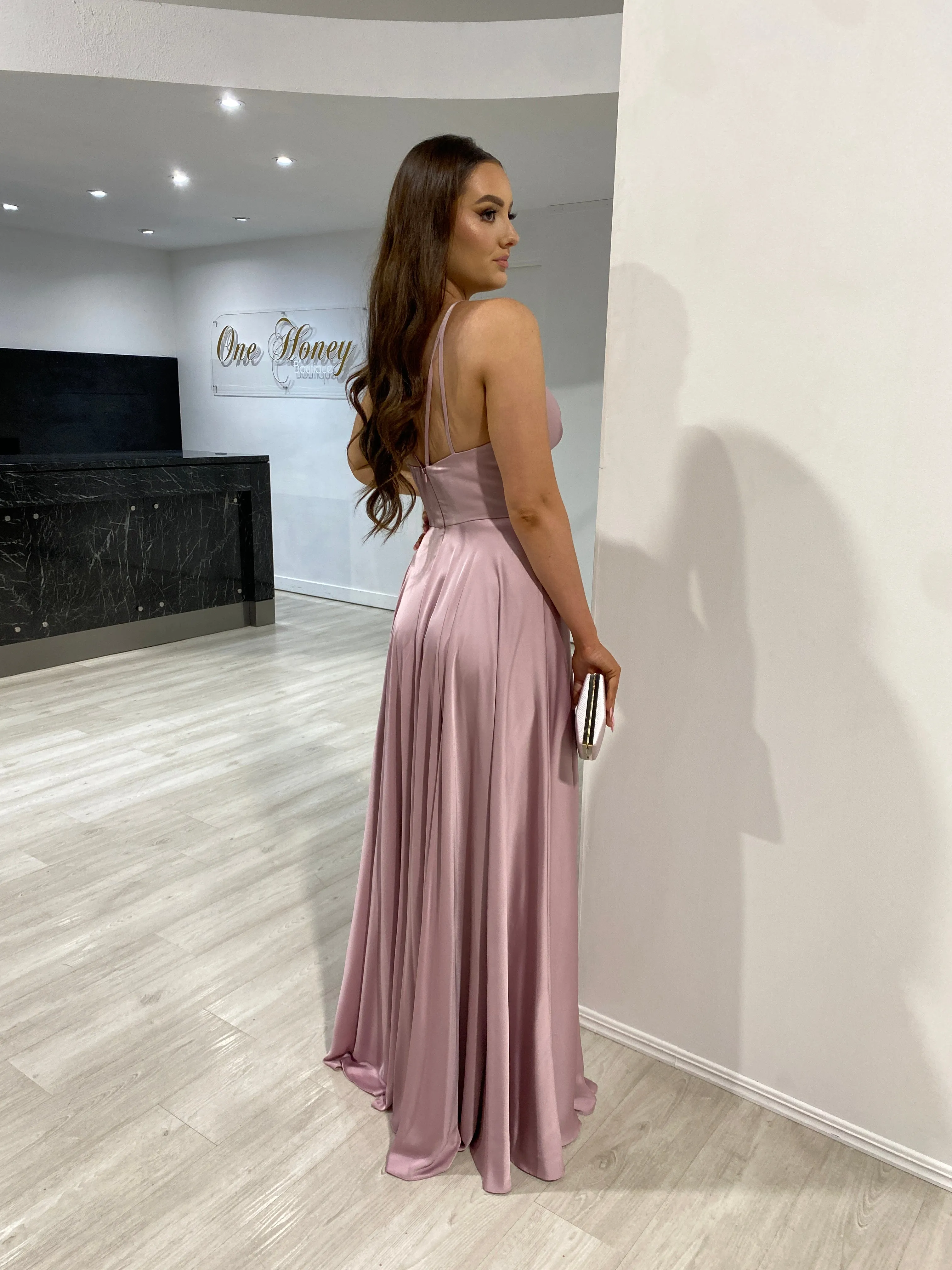 ROSALIA Silky A Line Formal & Prom Dress