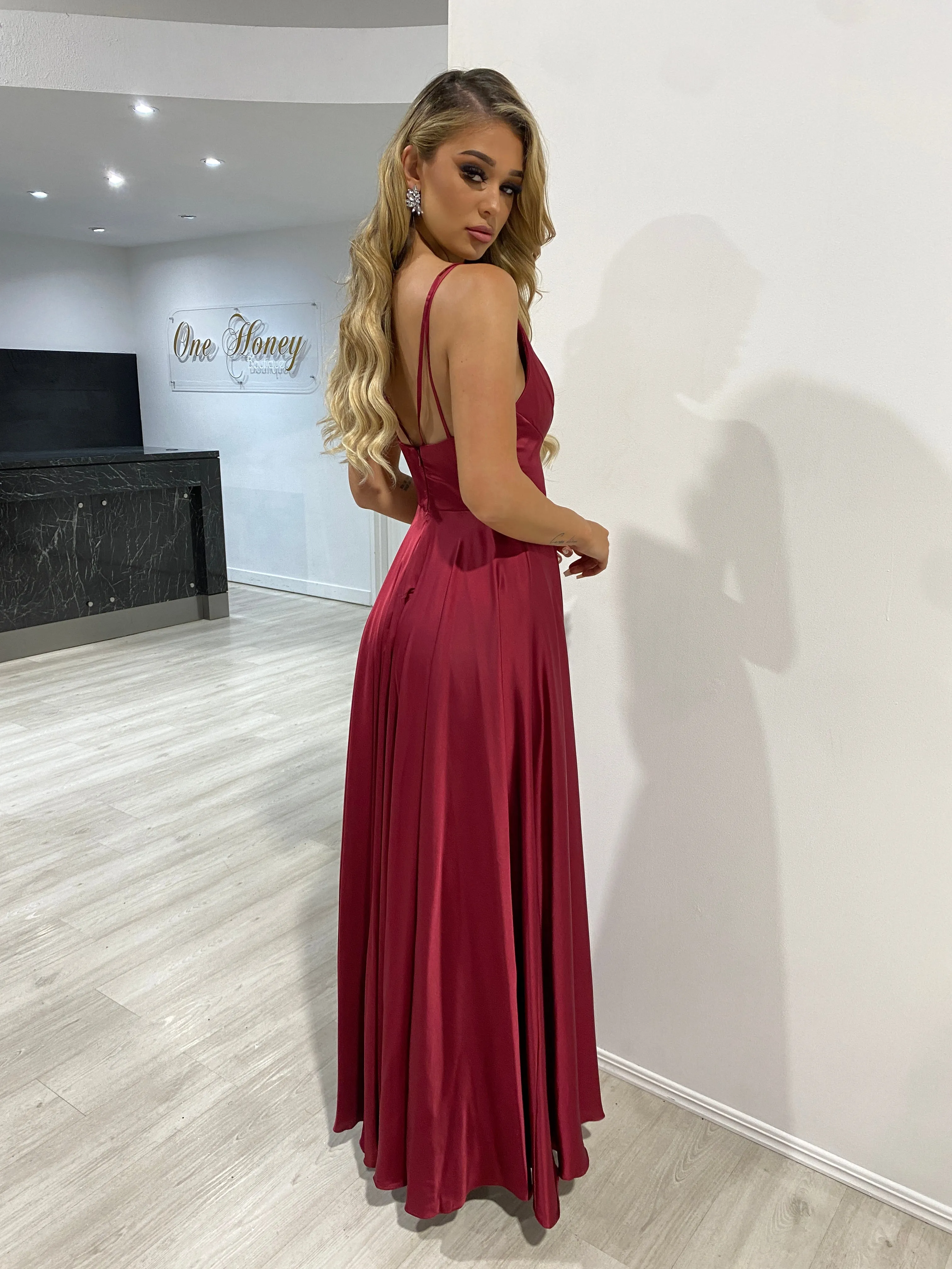 ROSALIA Silky A Line Formal & Prom Dress