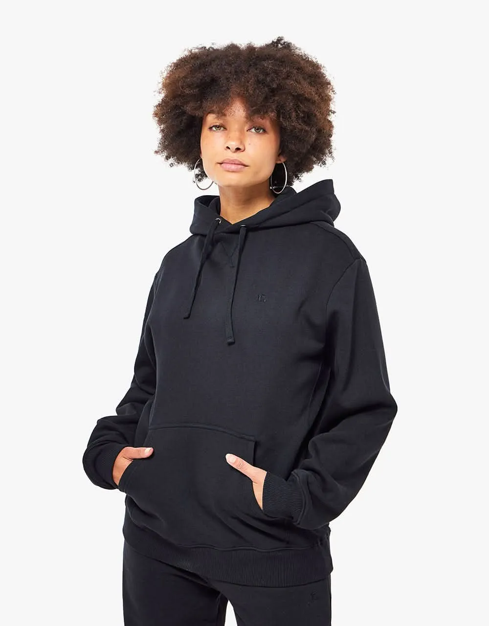 Route One Organic Premium Pullover Hoodie - Black