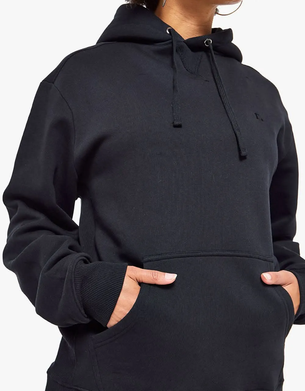 Route One Organic Premium Pullover Hoodie - Black