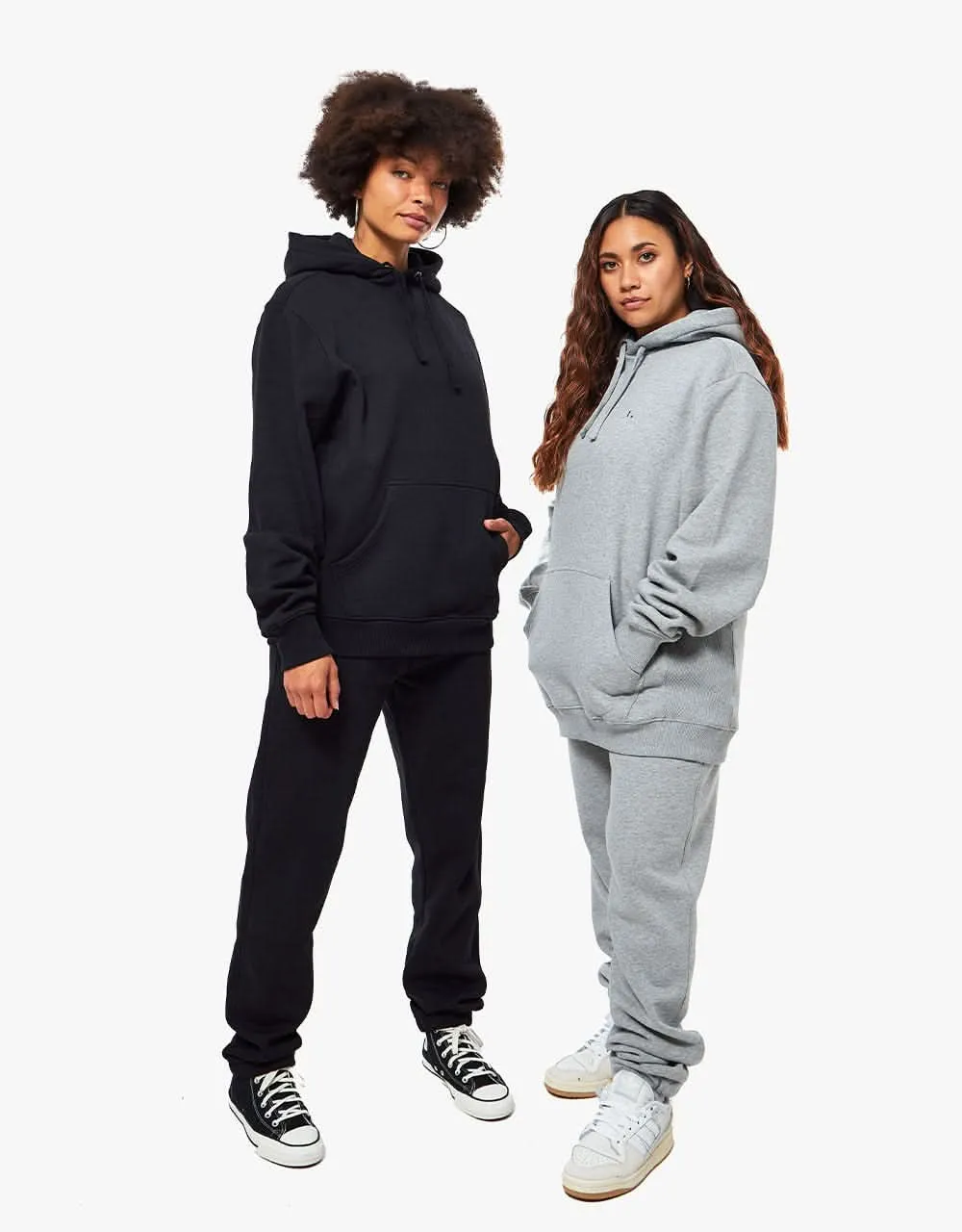 Route One Organic Premium Pullover Hoodie - Black
