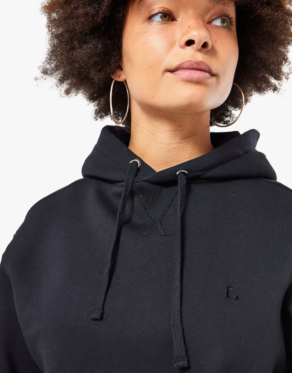 Route One Organic Premium Pullover Hoodie - Black