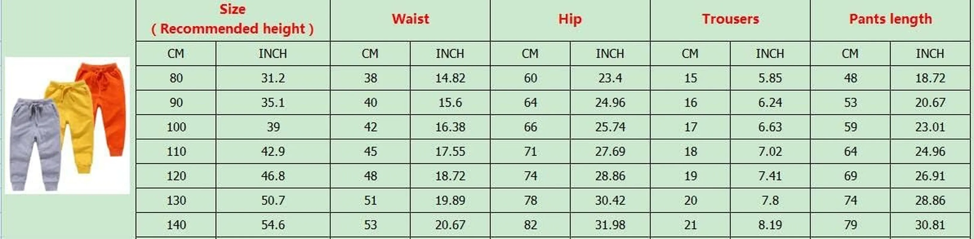 Unisex Toddler Jogger Pants Kids Cotton Elastic Waist Winter Baby Sweatpants Pants 1-5Years
